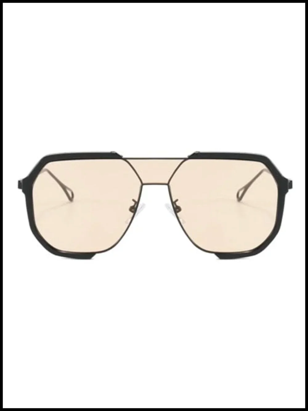 Oversized Square Shield Sunglasses UV400 Non-Polarized